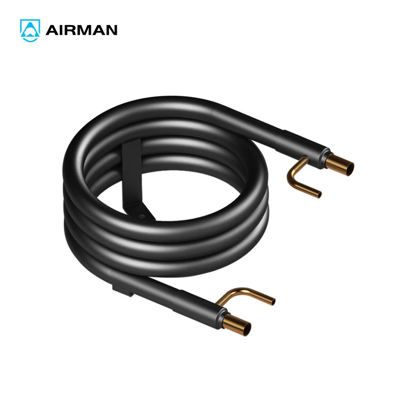 High-efficiency Copper Coaxial Coil Heat Exchanger For Chiller